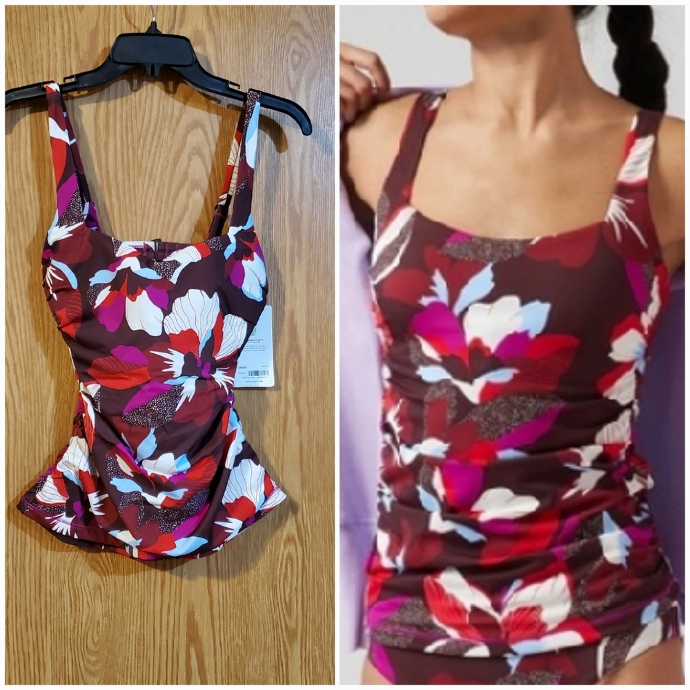 Athleta Square neck Tankini